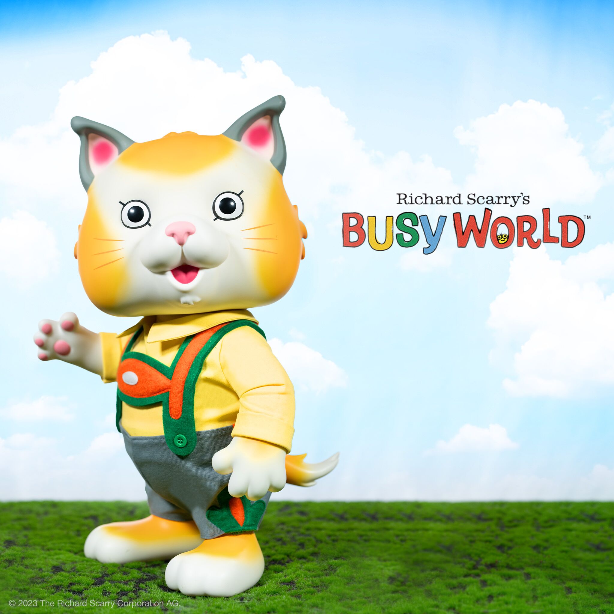 Super7 Richard Scarry Huckle Cat figurină vinil 40 cm