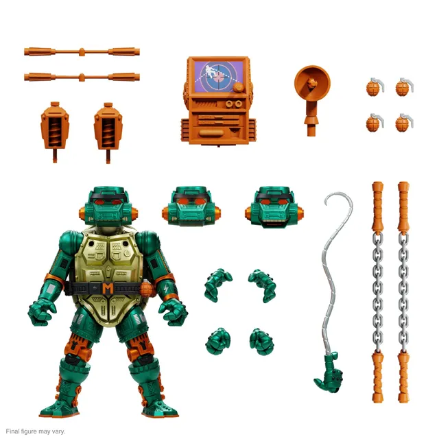 Super7 TMNT Ultimates Metalhead Michelangelo figurina 18cm