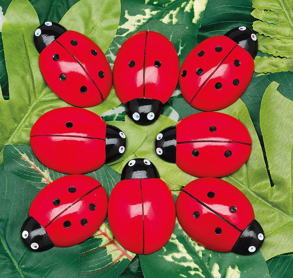 Yellow Door Ladybug Counting pietre buburuze 22 piese 0-10
