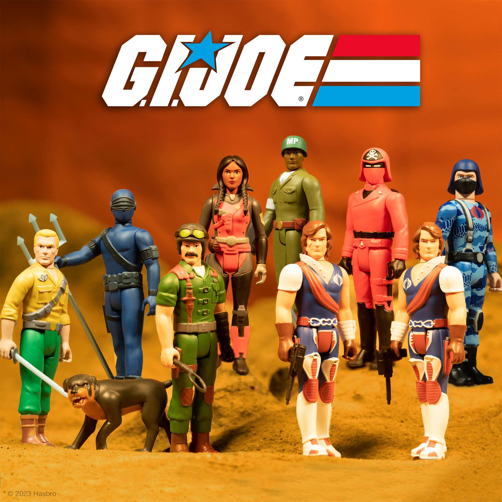 Super7 G.I. Joe ReAction Wave 5 set 9 figurine articulate