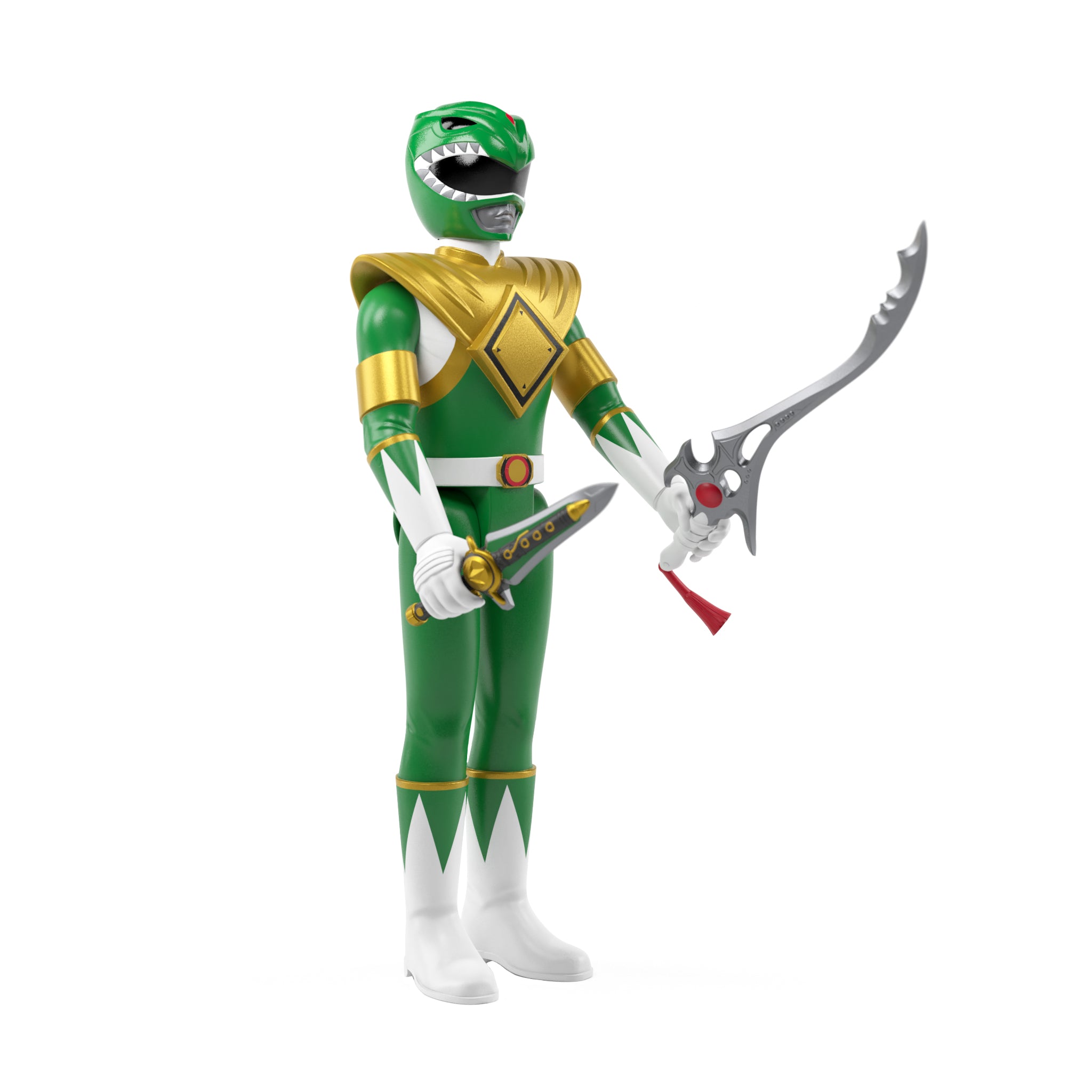 Super7 Power Rangers ReAction figurina Green Ranger 9,5 cm