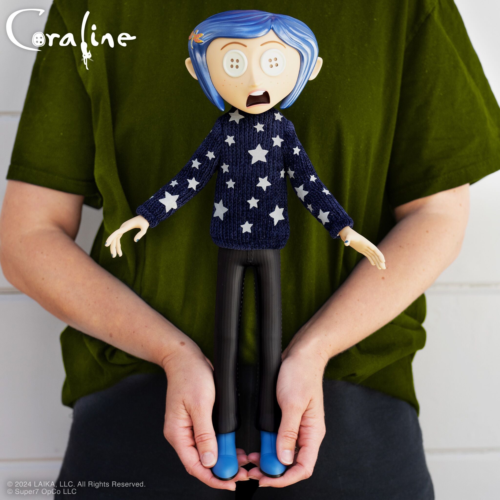 Super7 Coraline SuperSize Button Eyes figurina 40 cm