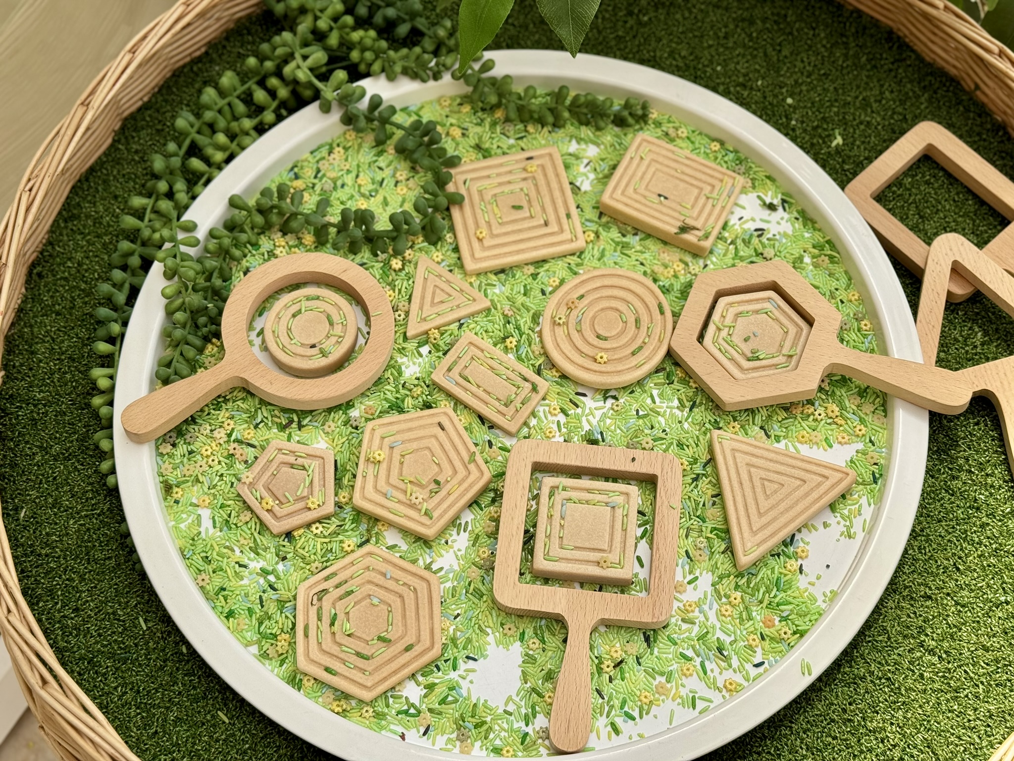 Yellow Door Sensory Shapes pietre senzoriale forme set 12 buc