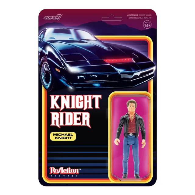 Super7 Knight Rider ReAction Michael Knight figurină 9,5 cm