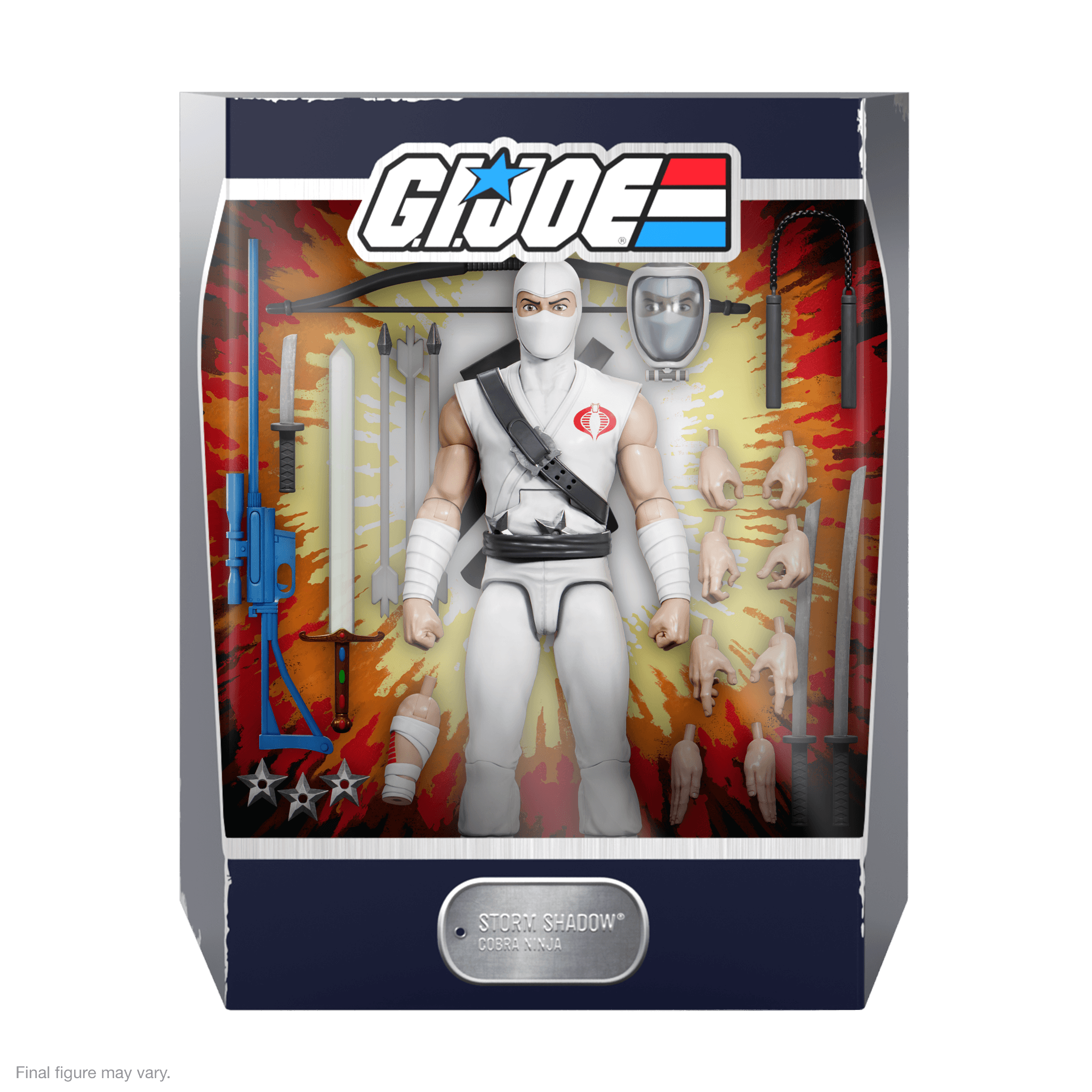 Super7 ULTIMATES G.I. Joe Wave 3 Storm Shadow figurina ninja