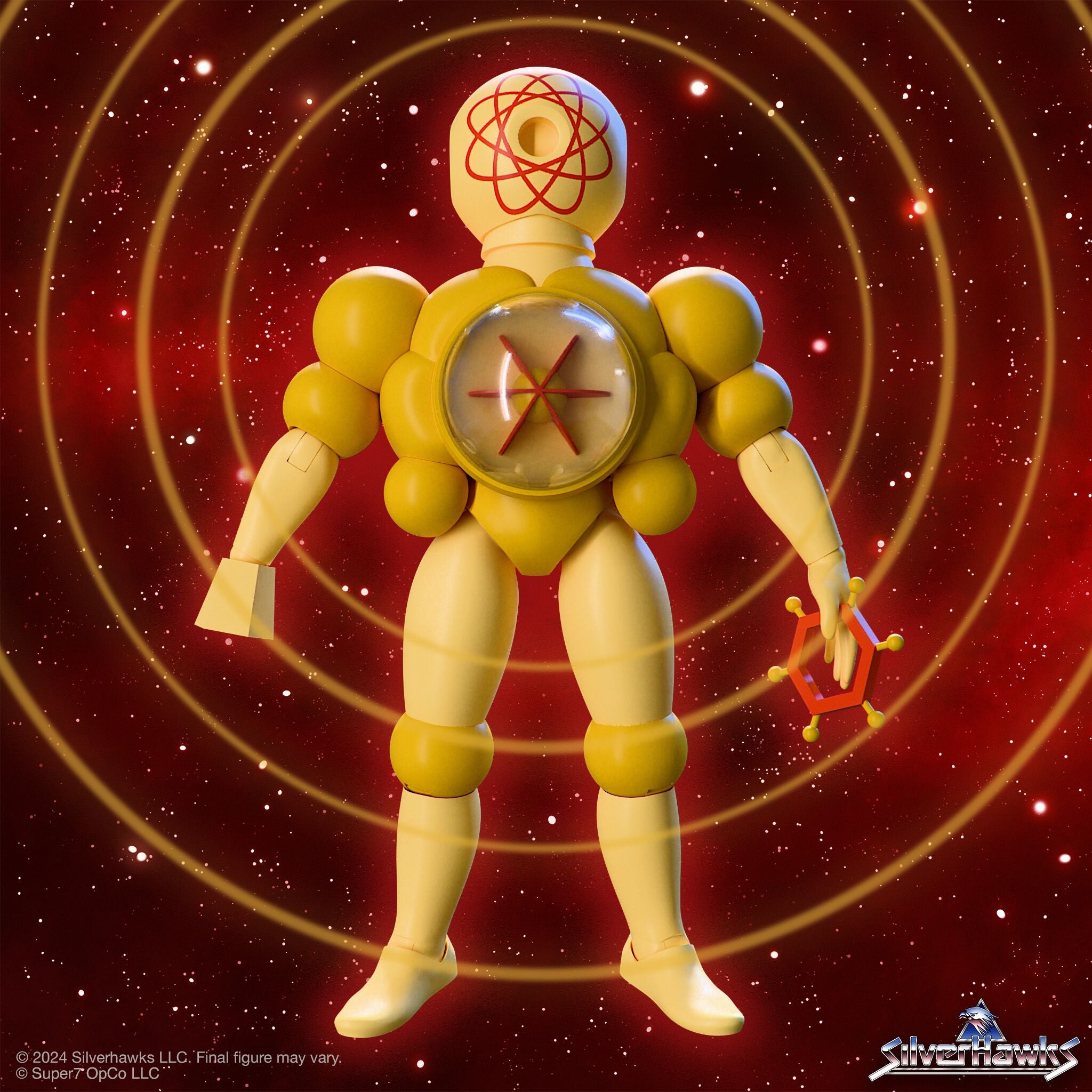 Super7 SilverHawks ULTIMATES Mo-Lec-U-Lar figurina Toy Version