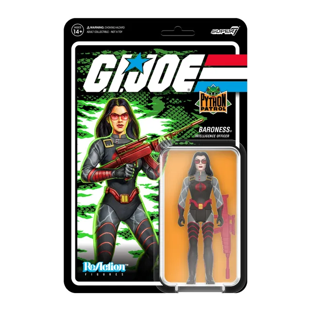 Super7 G.I. Joe Python Patrol Baroness Wave 6 figurină