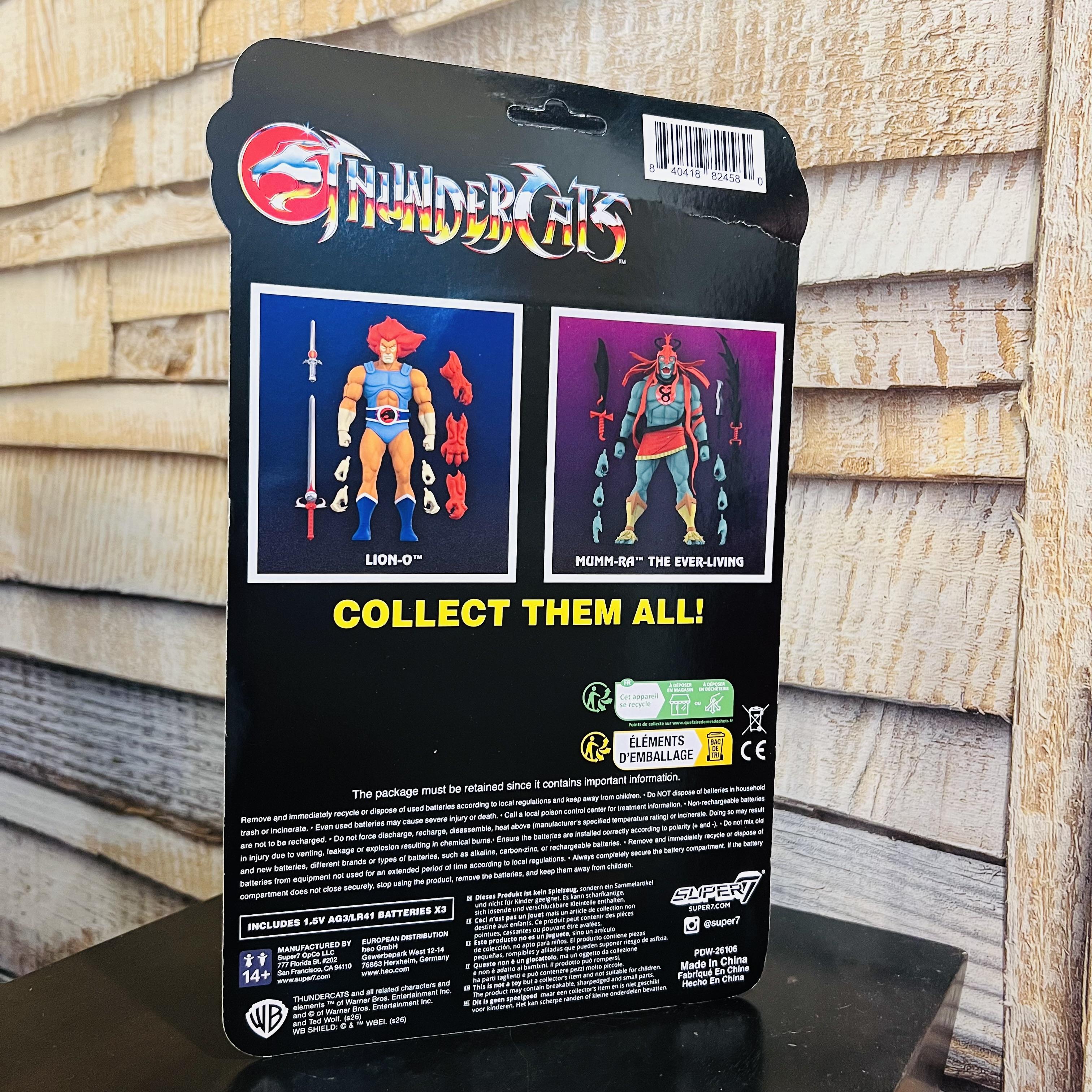Super7 ThunderCats ULTIMATES Mumm-Ra figurina LED Toy Color