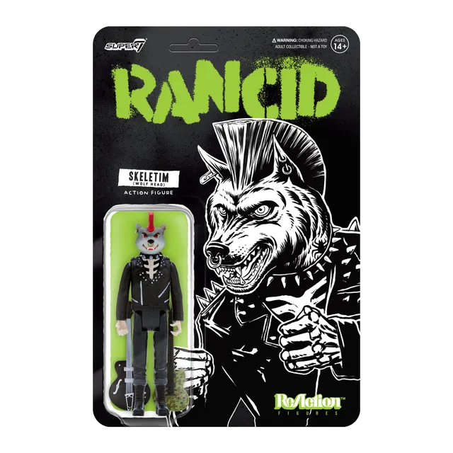 Super7 ReAction Skeletim Wolf Head figurina 9,5 cm chitari