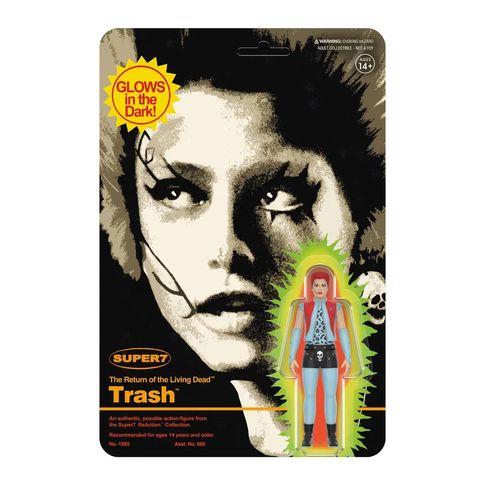 Super7 Return of the Living Dead Trash figurina ReAction Glow