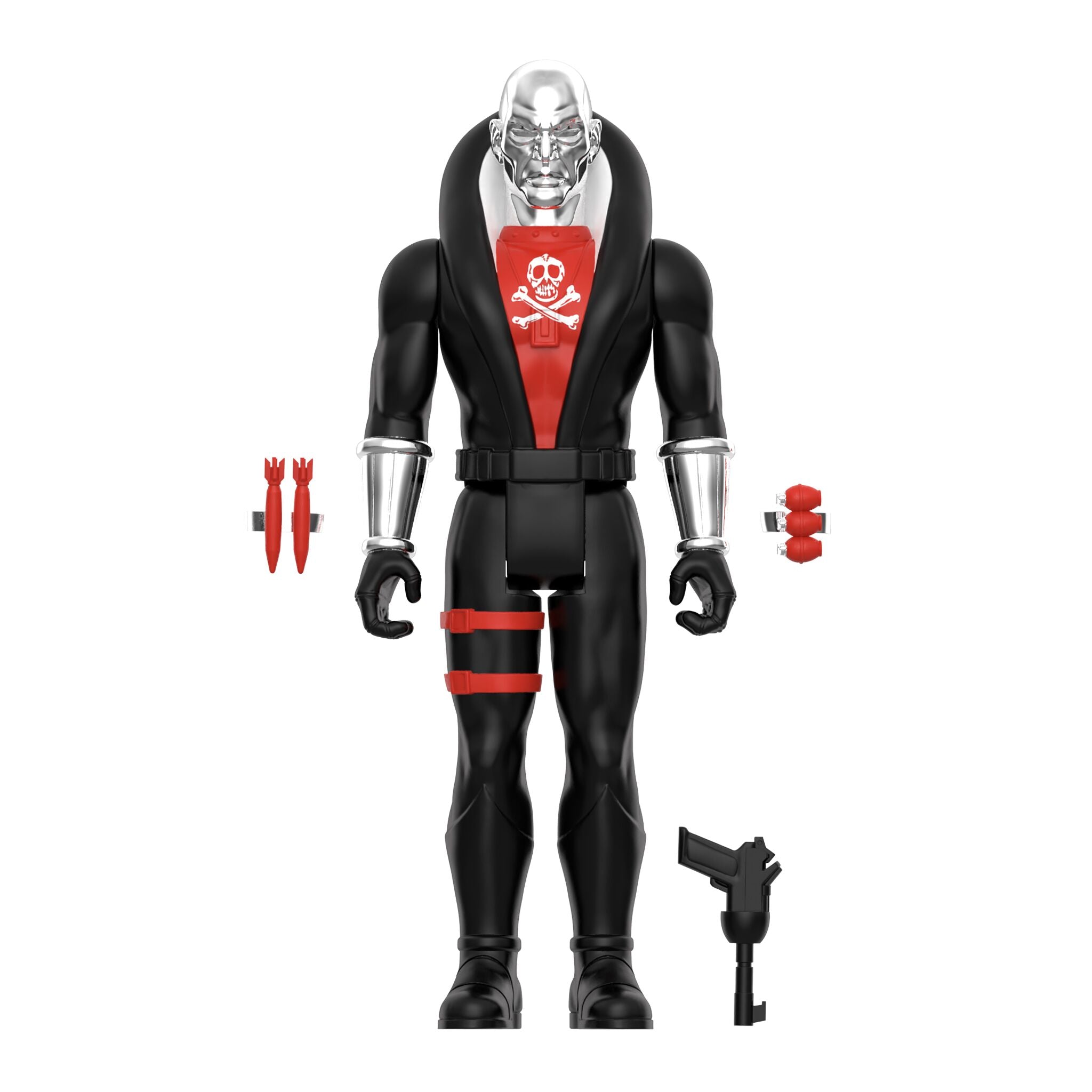 Super7 G.I. Joe ReAction Red Jackal figurina vac metal