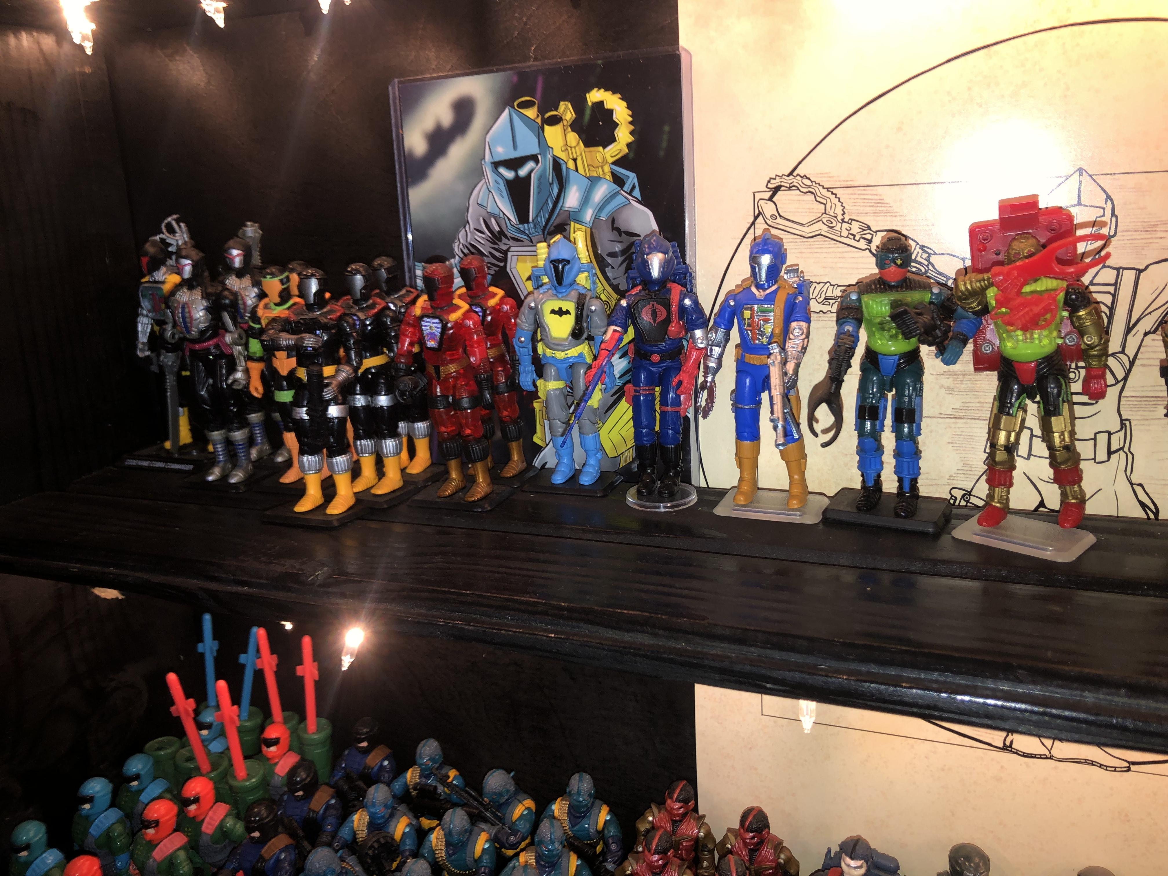 Super7 G.I. Joe ReAction+ Cobra B.A.T. Comic Blue figurina