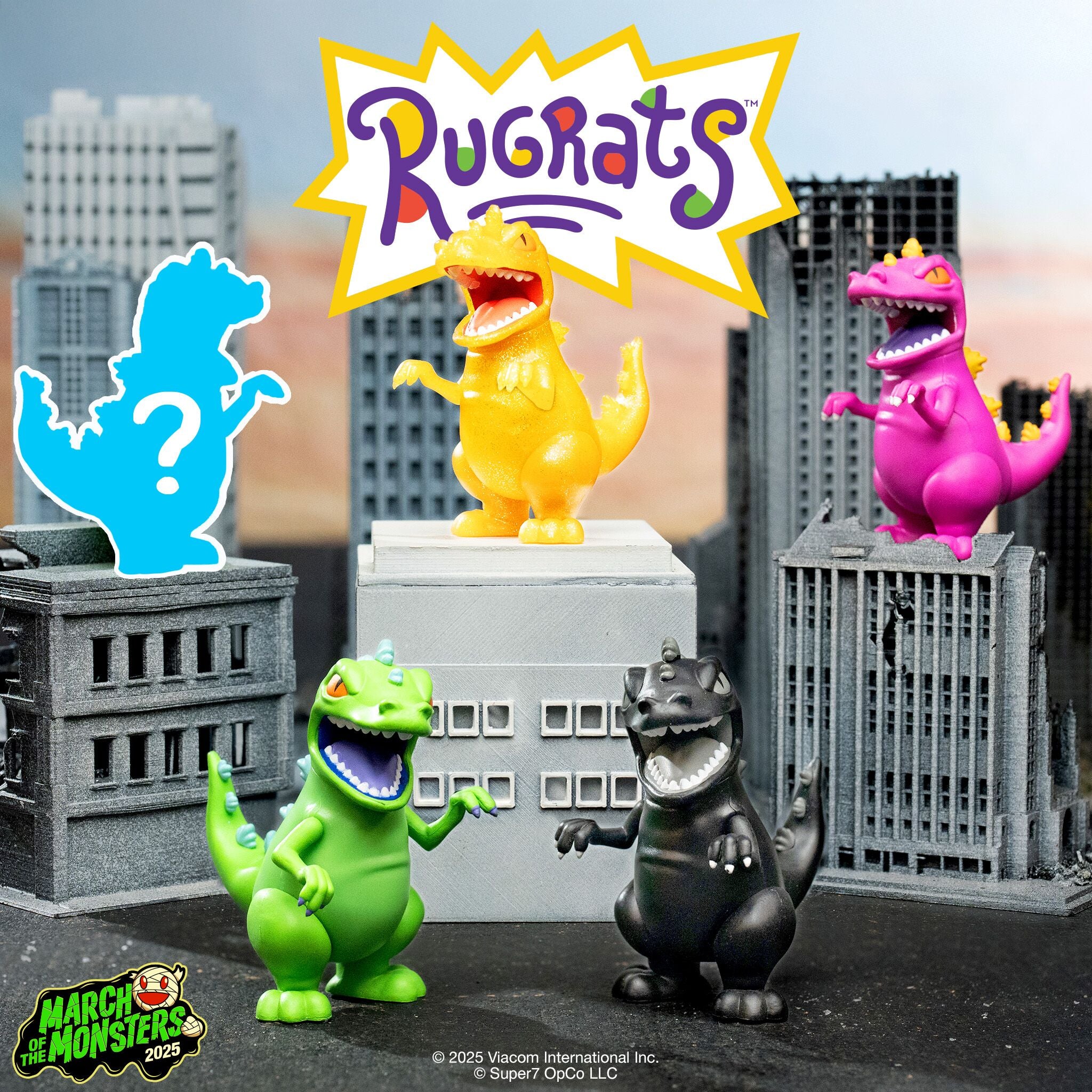 Super7 Rugrats Reptar Blind Box set 12 figurine Wave 1