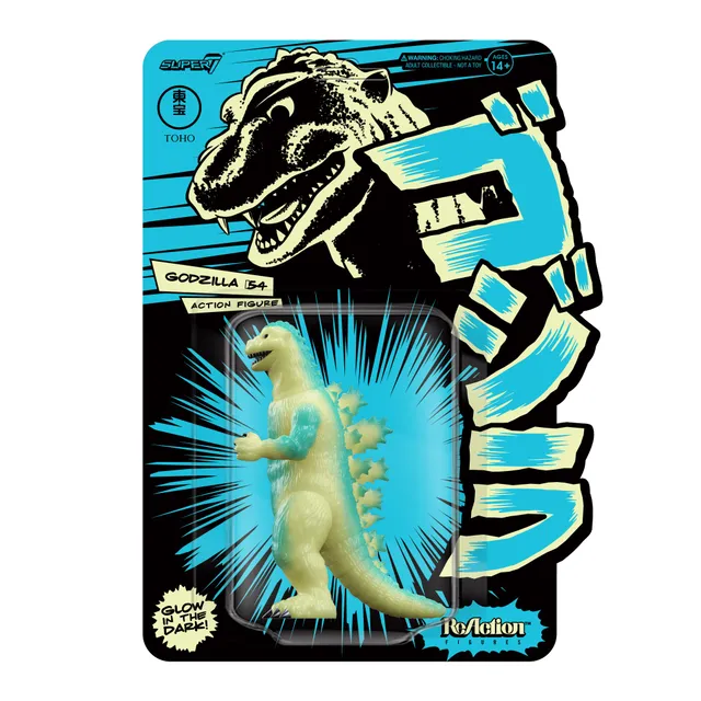 Super7 Toho ReAction Godzilla 54 figurina glow 4 inch
