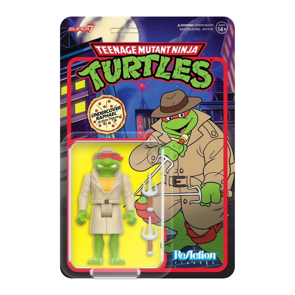Super7 ReAction Undercover Raphael figurina cartoon