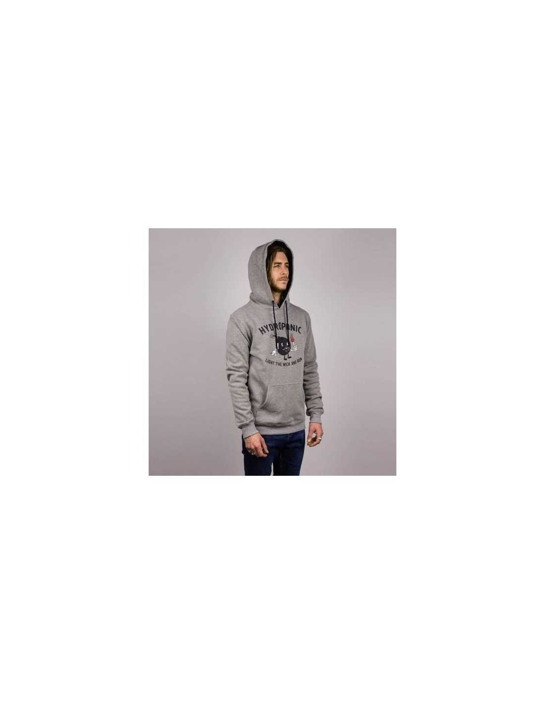 Hydroponic Wick HD hanorac Heather Grey