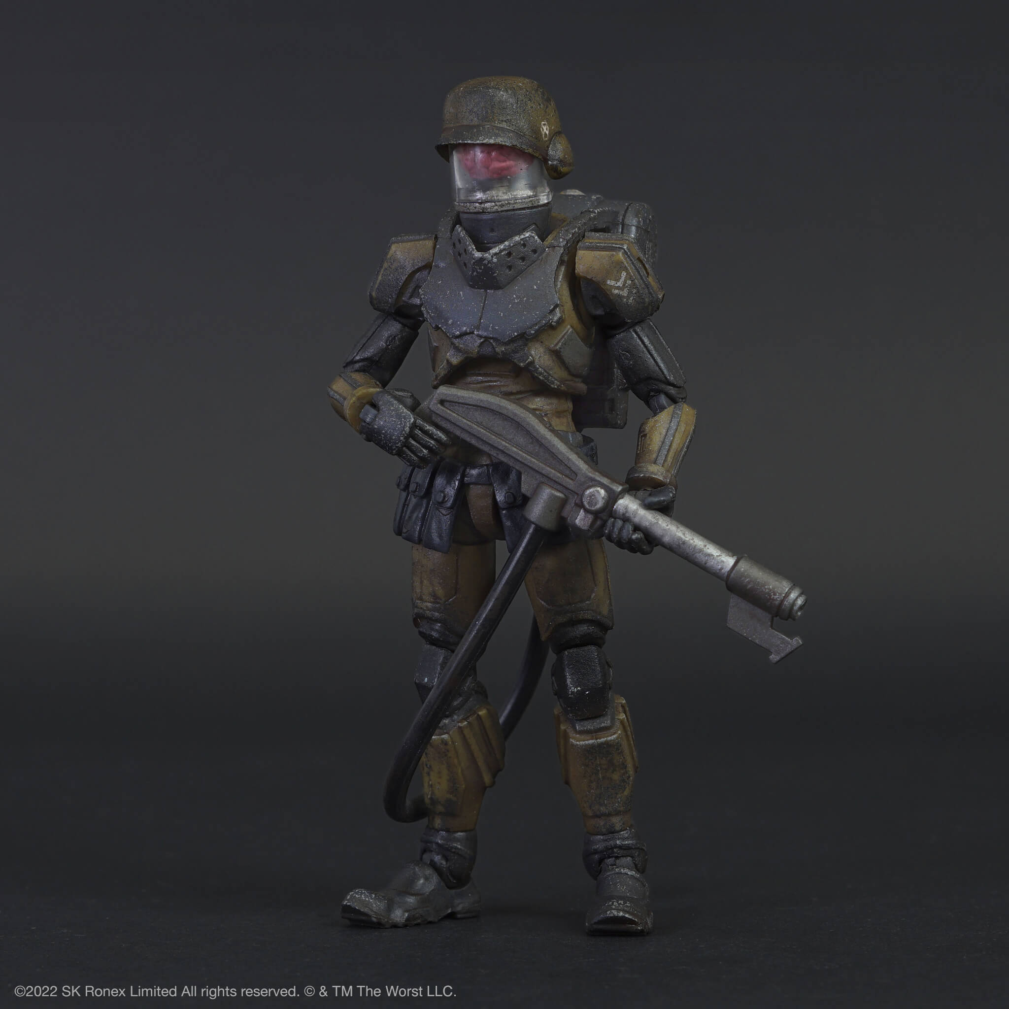 Super7 Acid Rain Cortex figurina 1:18 soldat flacari