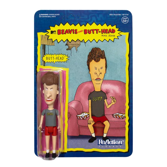 Super7 ReAction Beavis and Butt-Head Butt-Head figurina 5 inch
