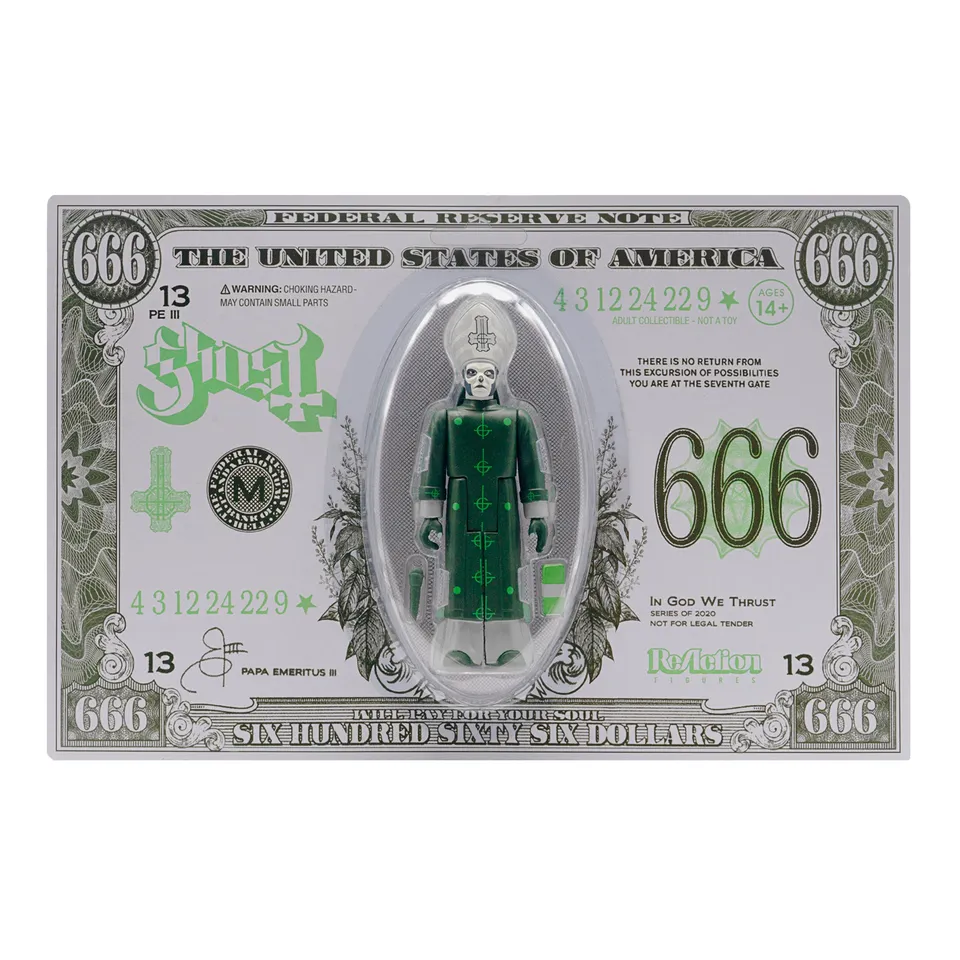 Super7 Ghost Mummy Dust figurină Papa Emeritus