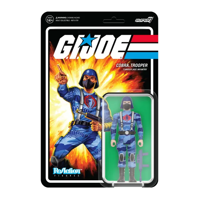 Super7 G.I. Joe ReAction Wave 5 figurina Cobra roz 9,5 cm