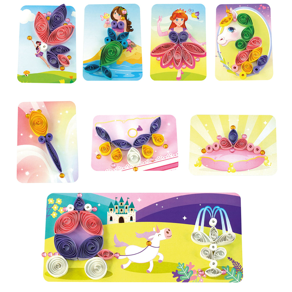 Imagimake Spyrosity Princess felicitari quilling 8 carduri