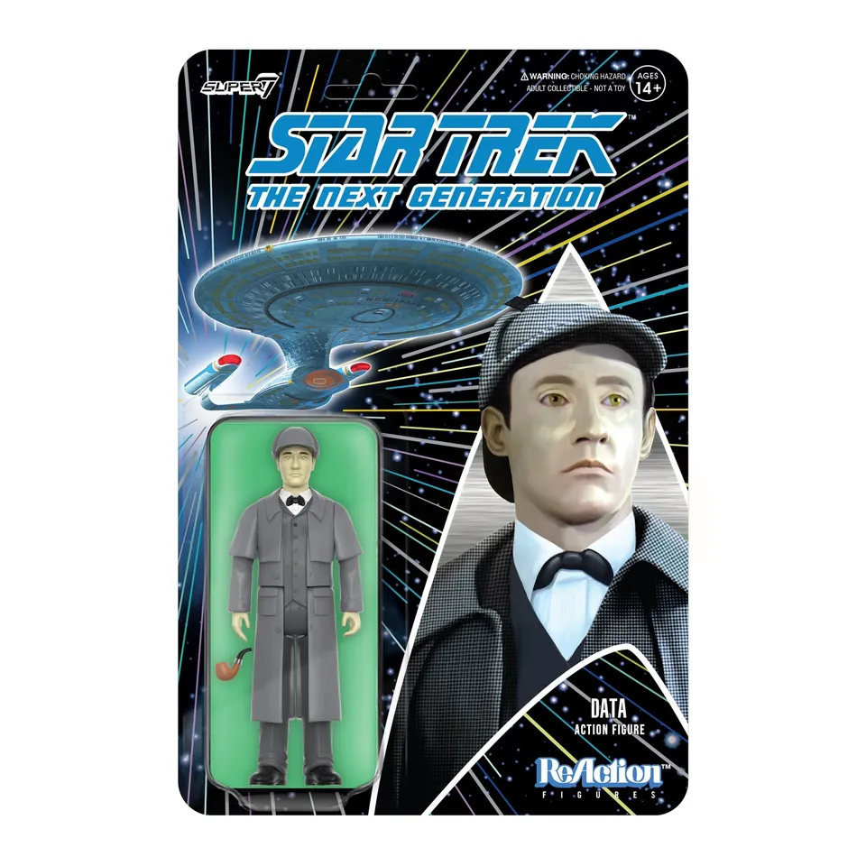 Super7 ReAction Victorian Data figurina 9,5 cm cu pipa