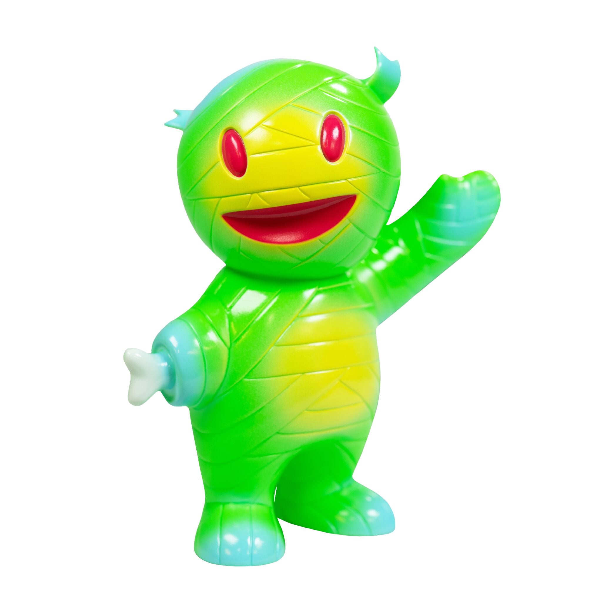 Super7 Mascots Mummy Boy figurina vinil verde neon 15 cm