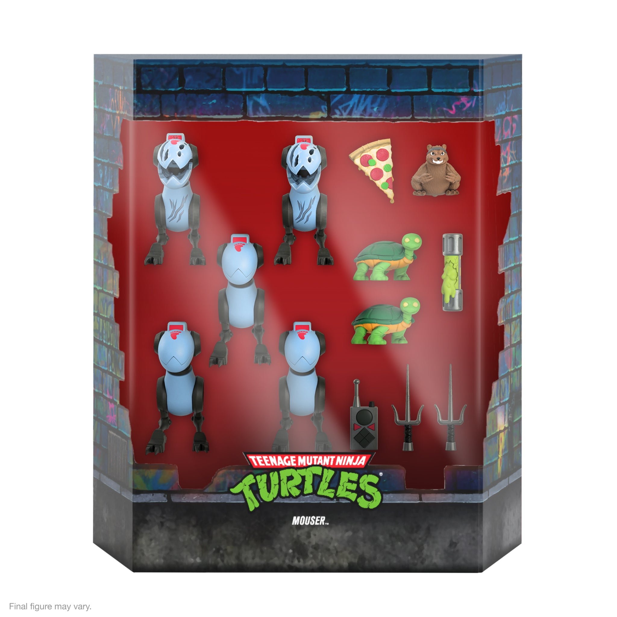 Super7 TMNT Ultimates Wave 6 set figurine Mouser Pack 5 buc articulat