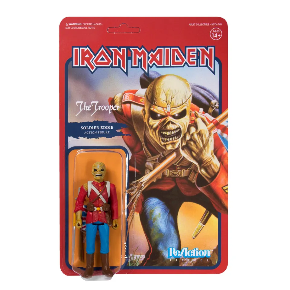 Super7 Iron Maiden ReAction The Trooper figurina