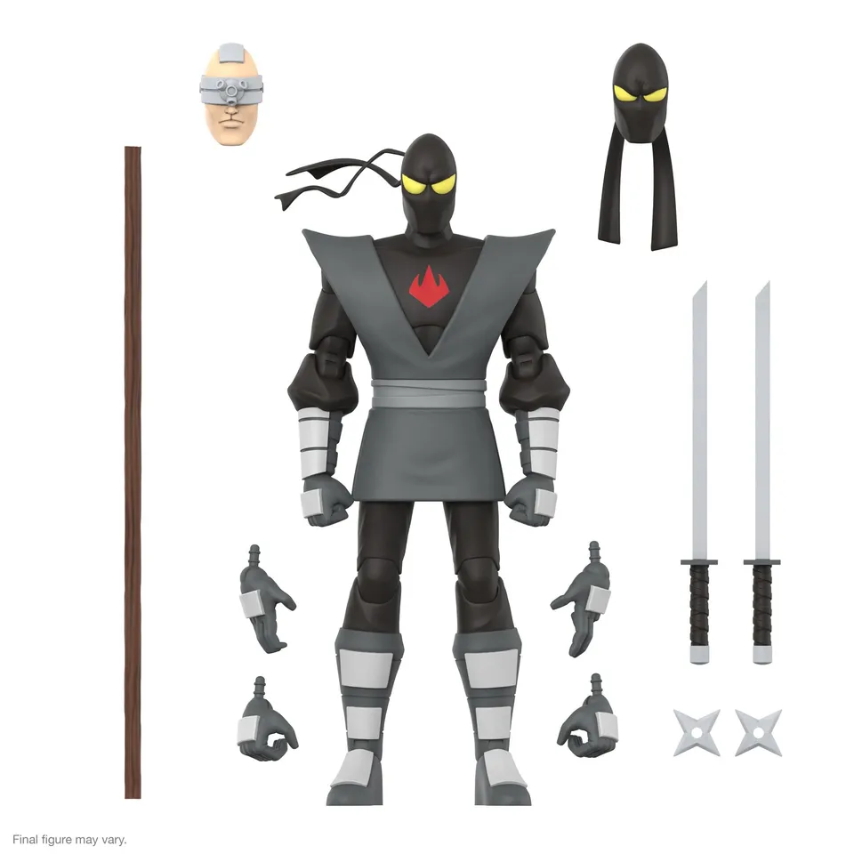 Super7 TMNT Foot Ninja ULTIMATES figurină 18 cm cu katane