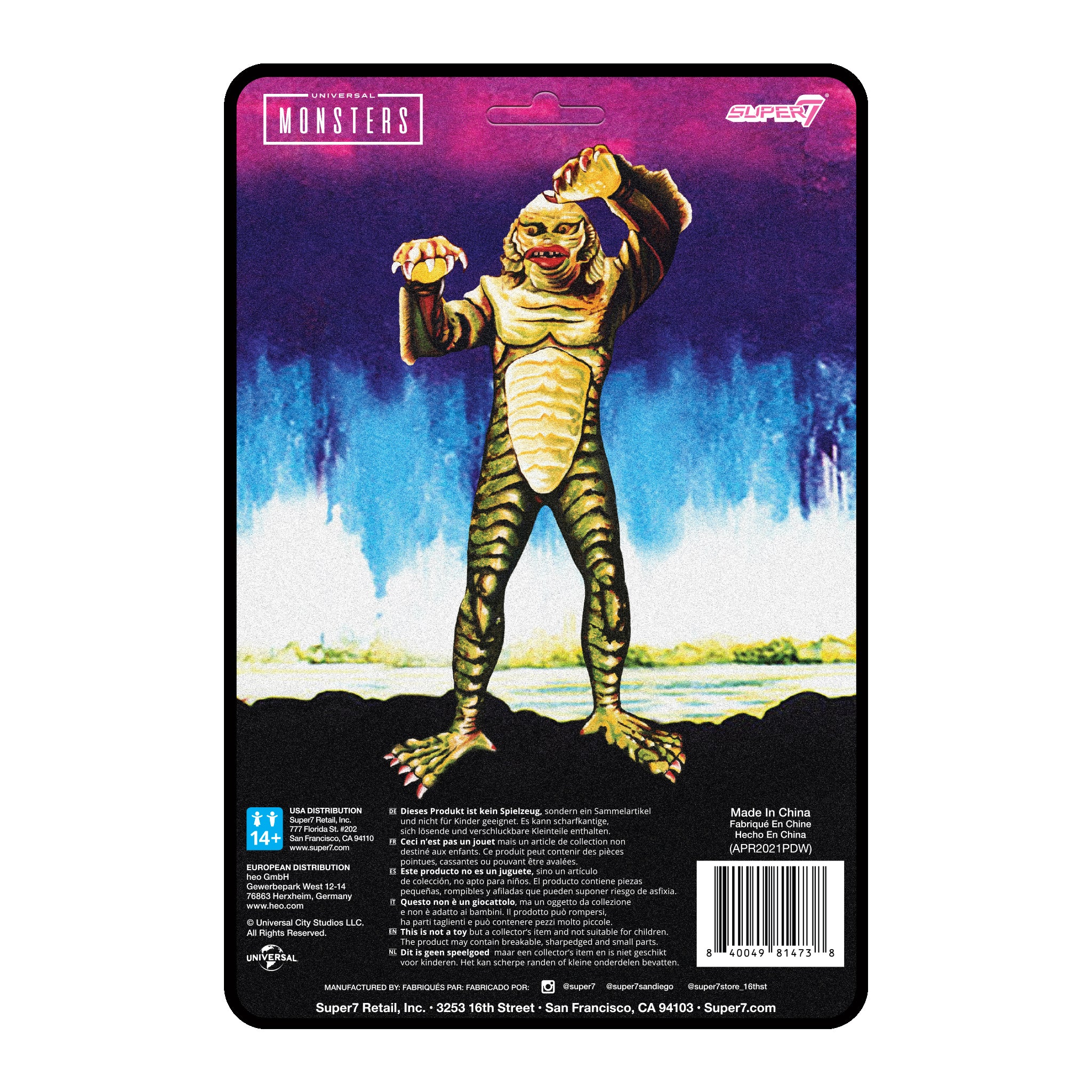 Super7 Universal Monsters ReAction Super Creature figurina Wide