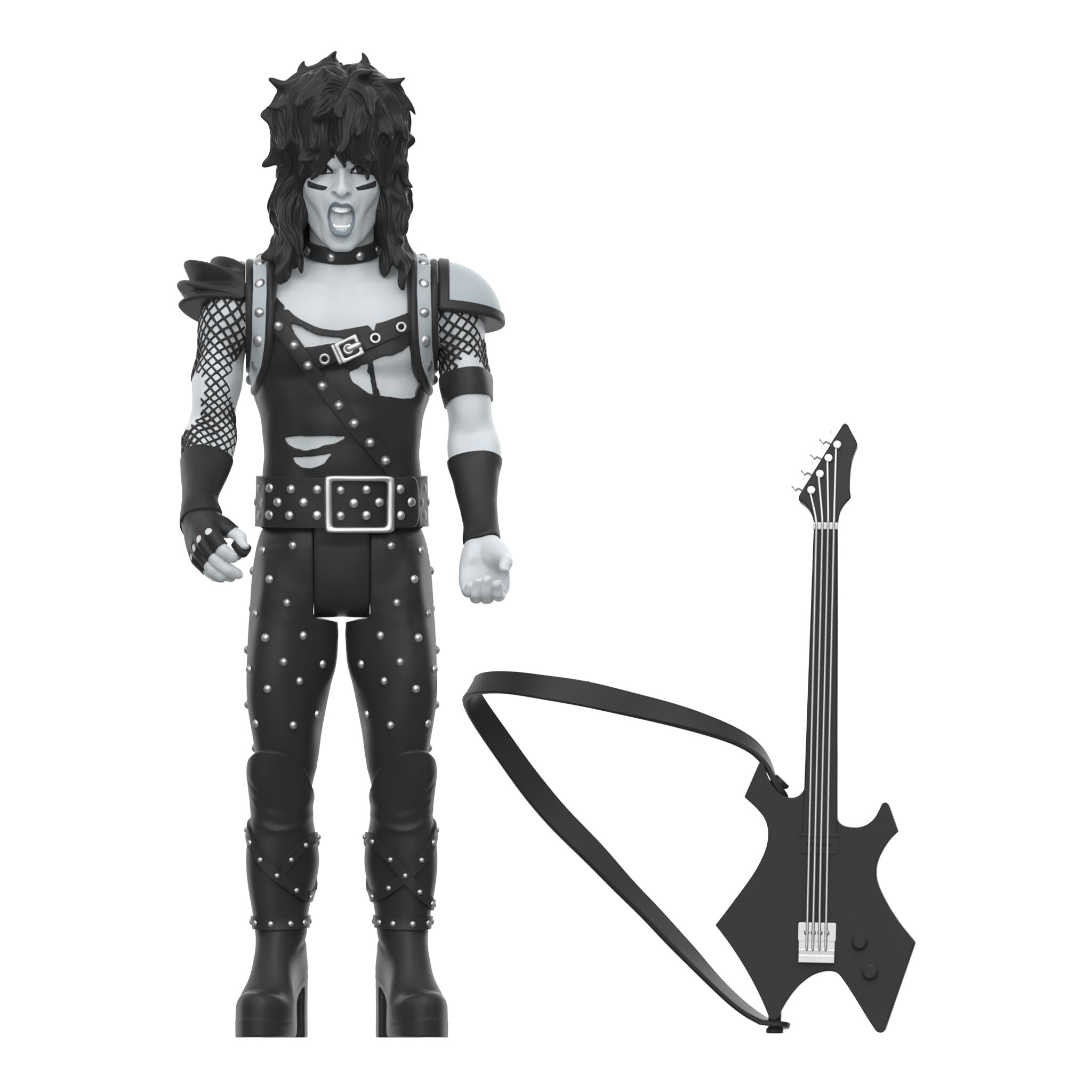 Super7 Motley Crue Nikki Sixx figurina Shout At The Devil alb-negru