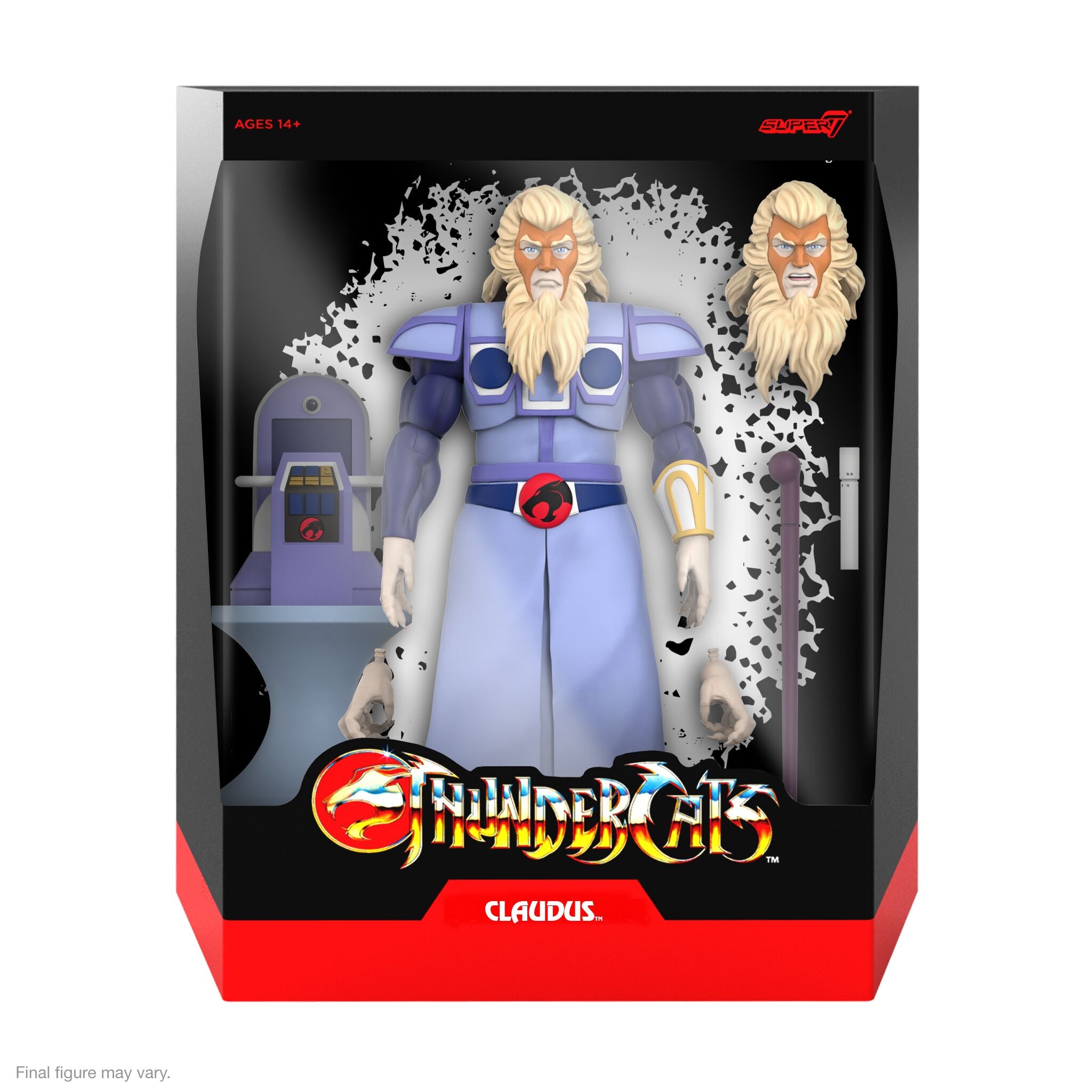 Super7 Ultimates Claudus ThunderCats figurina 18 cm