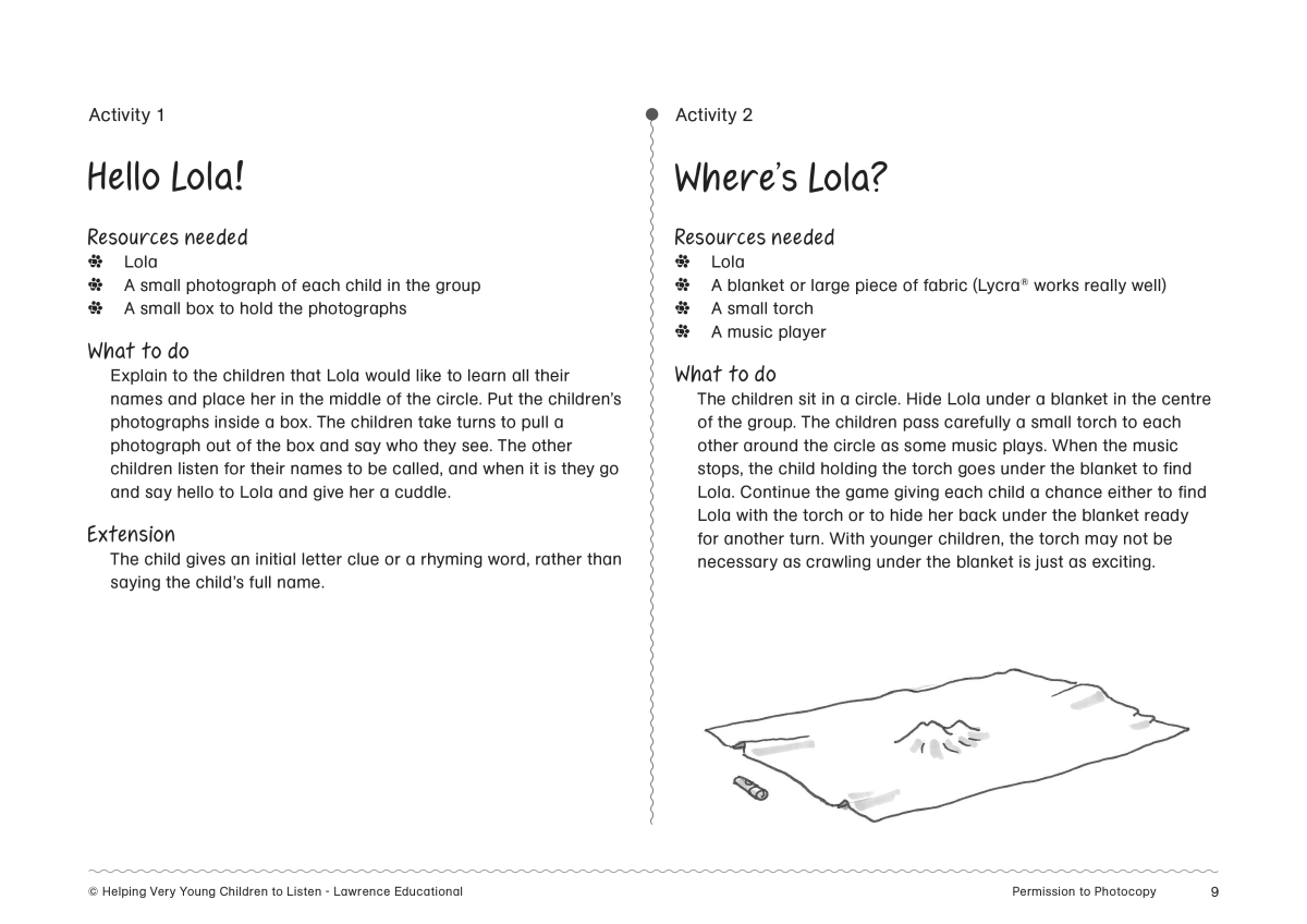 Yellow Door Lola carte jocuri ascultare copii 29 pagini