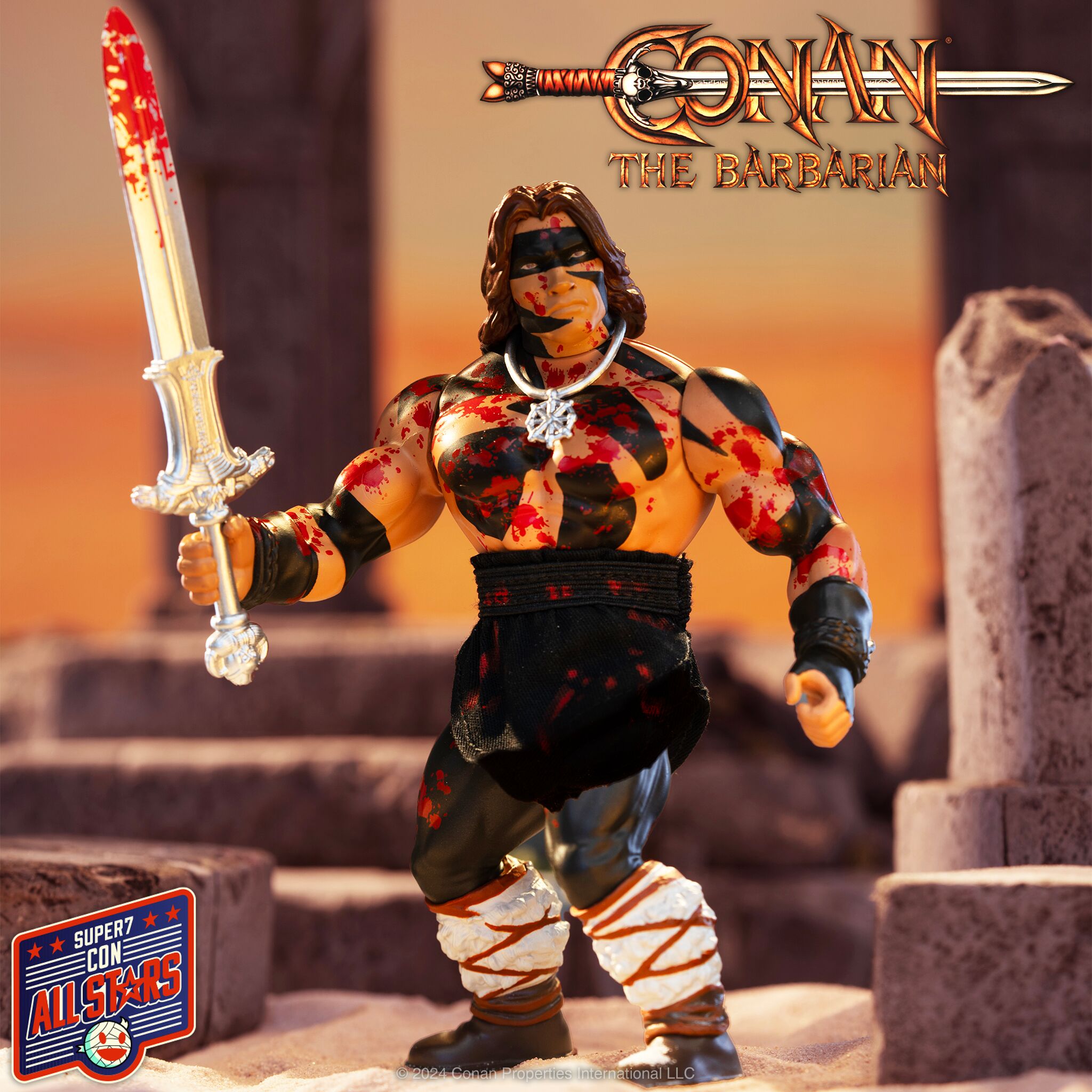 Super7 Vintage Conan Blood Splatter figurină 14 cm