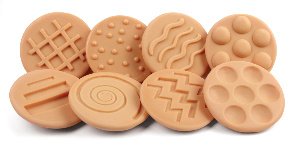 Yellow Door Sensory Stones pietre senzoriale 8 set tactil