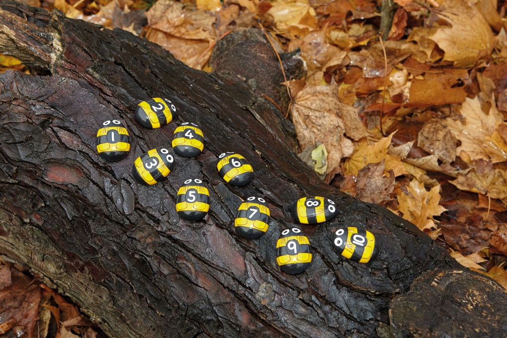 Yellow Door Honey Bee Number pietre numere 20 piese 1-10