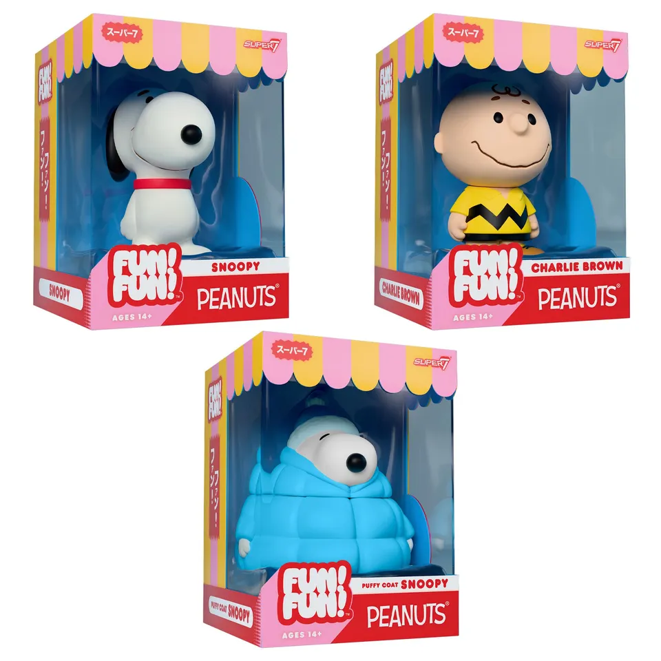 Super7 Fun! Fun! Wave 1 figurine set 3 Snoopy vinil