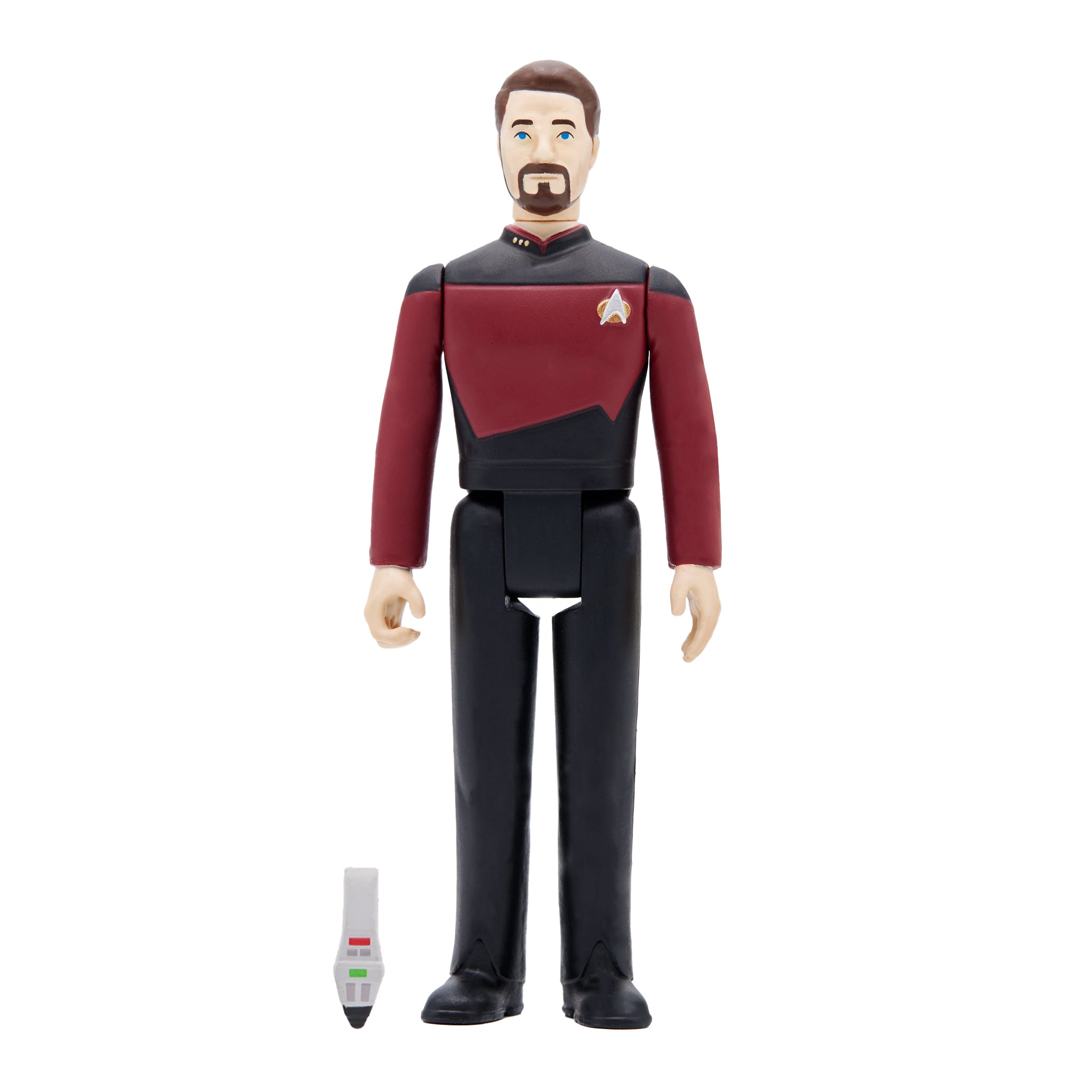 Super7 ReAction Commander Riker figurina 9,5 cm