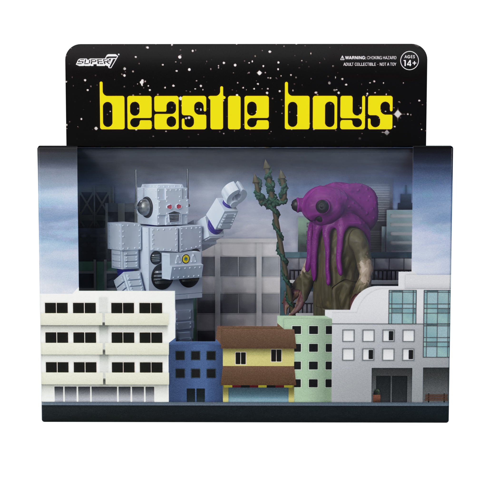 Super7 Beastie Boys ReAction Wave 2 set 2 figurine robot