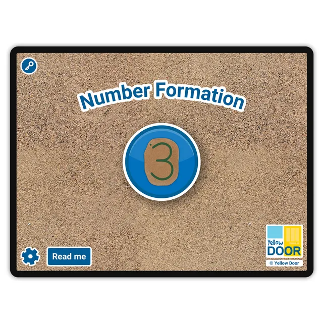Yellow Door Number Formation aplicatie cifre 1-20 PC Mac