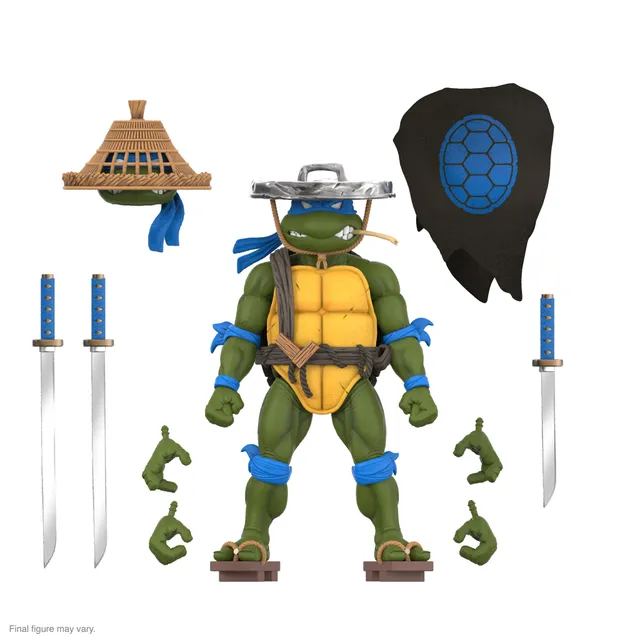 Super7 TMNT Ultimates Ninja Nomad Leonardo figurina 18cm