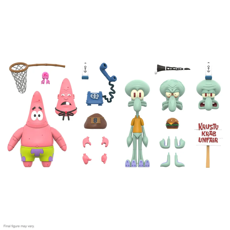 Super7 SpongeBob Ultimates Wave 2 set 2 figurine 18 cm