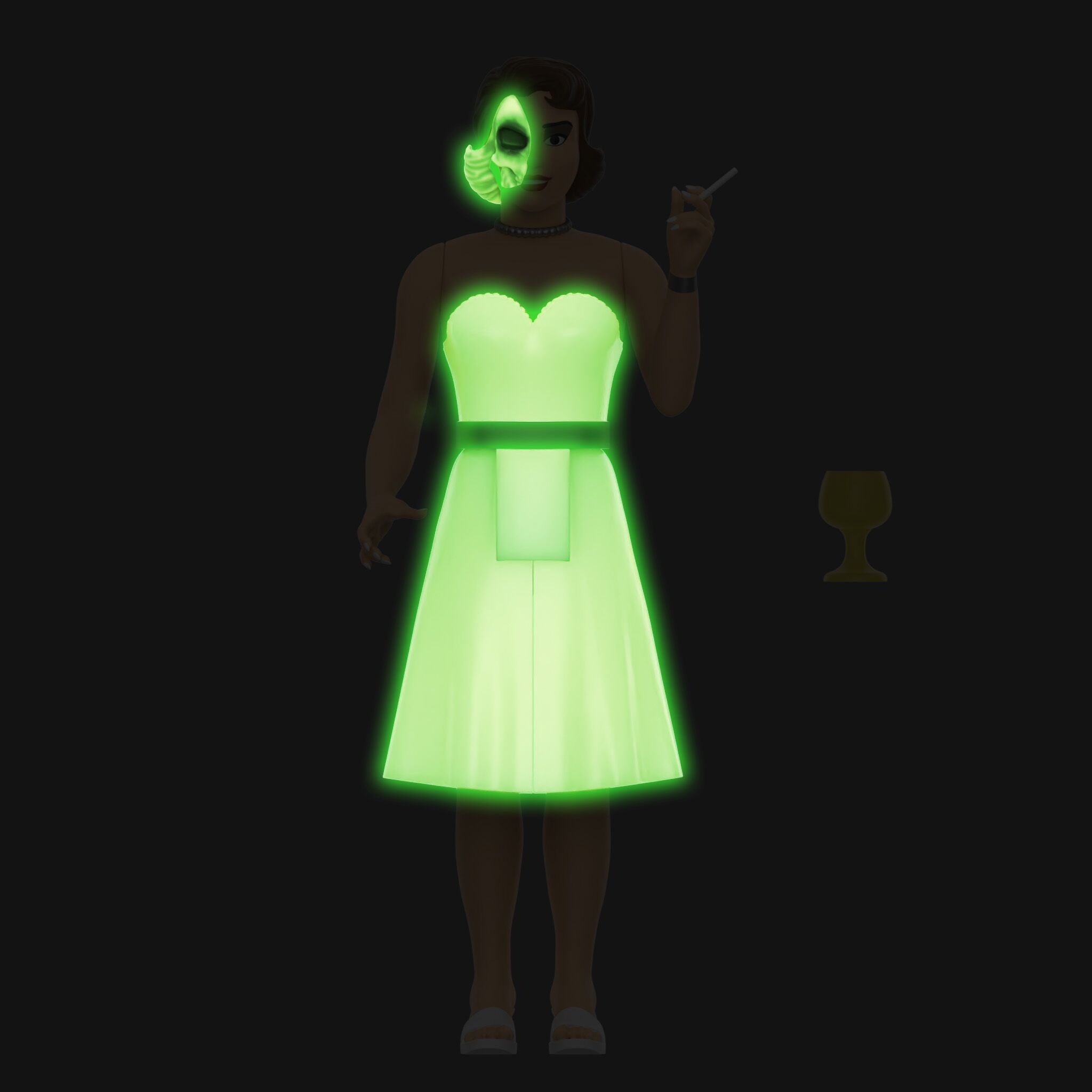 Super7 Pre-Code Dead Darling figurina Glow fosforescenta