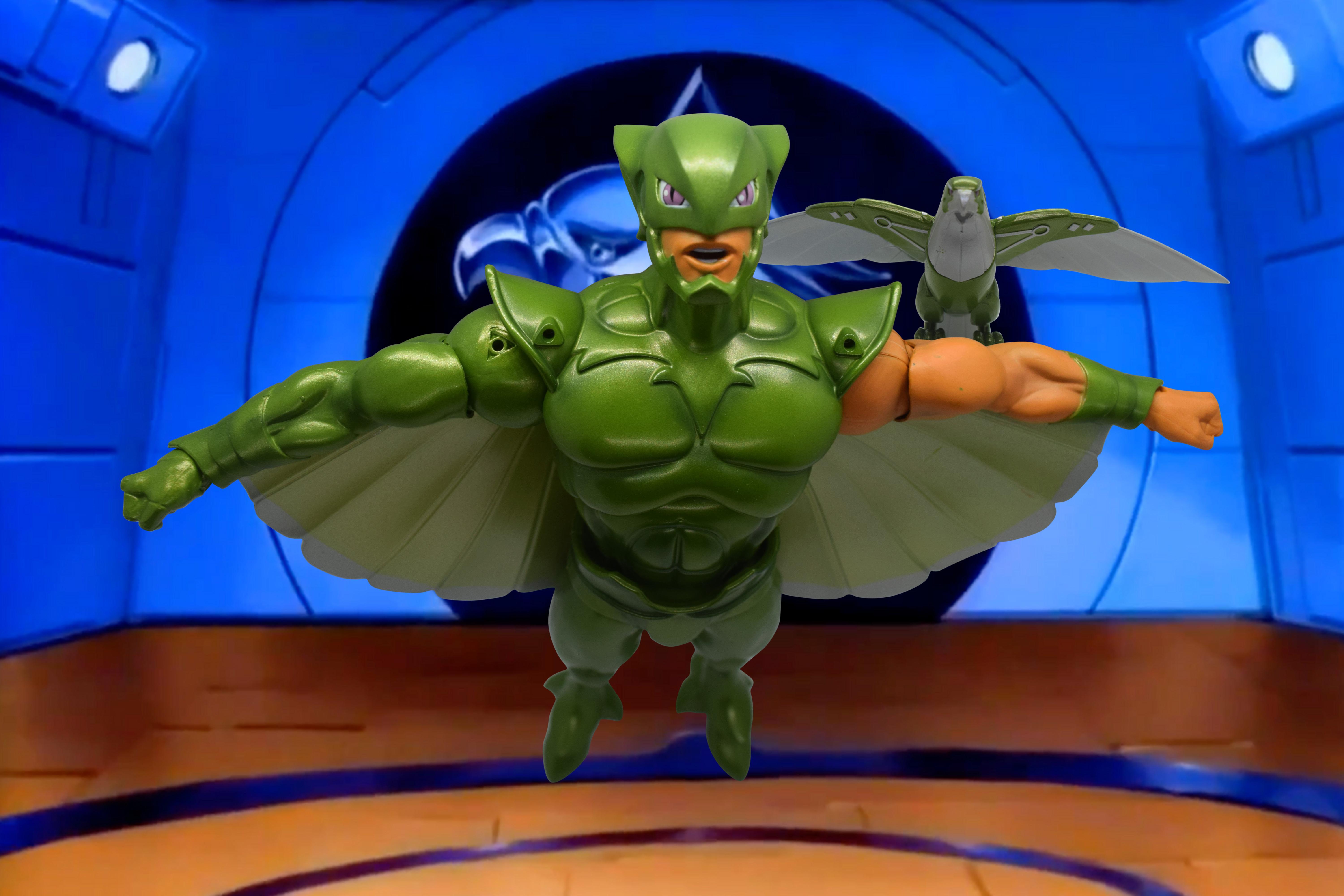 Super7 SilverHawks Ultimates Flashback Toon figurina 18cm articulata