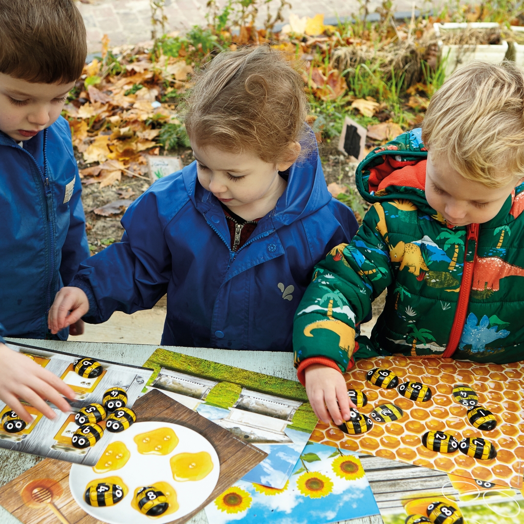 Yellow Door Honey Bee Number carduri numere 16 buc 1-10