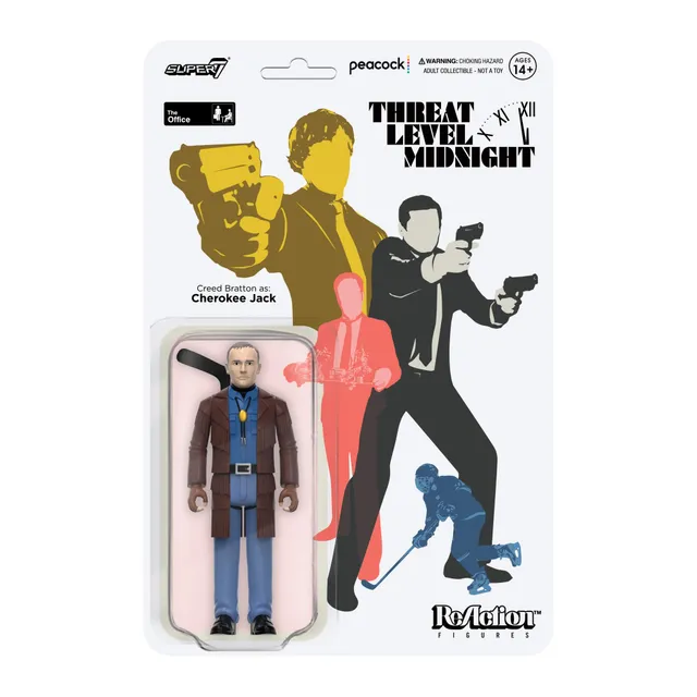 Super7 ReAction The Office Creed Bratton figurina Cherokee Jack