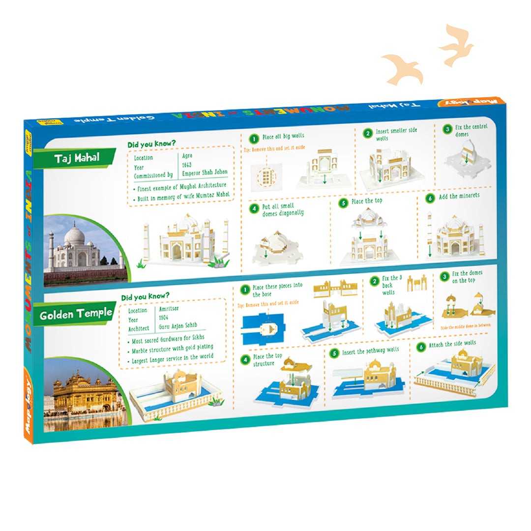 Imagimake Mapology Monuments set constructie Taj Mahal