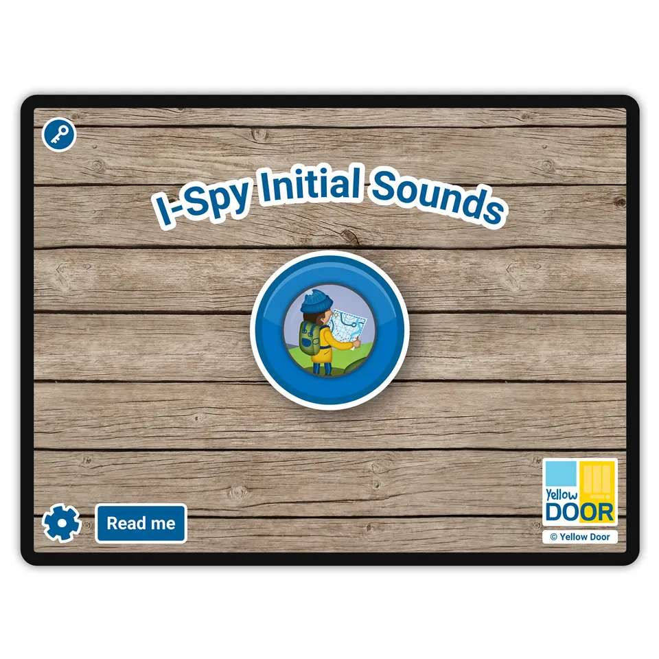 Yellow Door I-Spy Initial Sounds aplicatie litere licenta