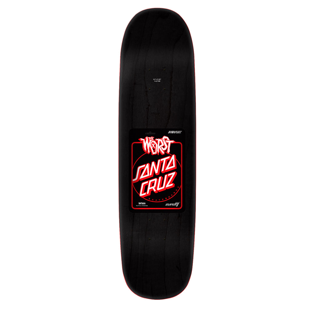 Super7 Santa Cruz Batula placa skateboard 8,5 inch